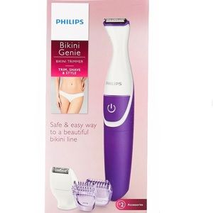 NIB Philips Beauty BikiniGenie Cordless Bikini Trimmer for Women, Showerproof